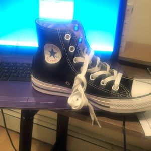 Black converse womens